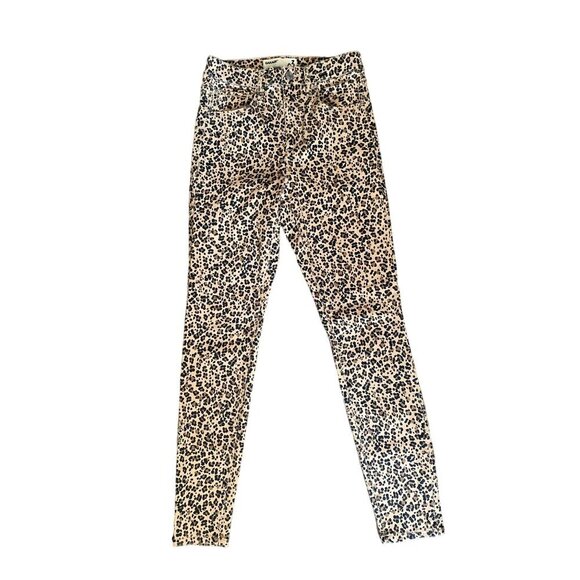 Garage high rise leopard cheetah animal print denim jeans women size 3 - Picture 1 of 10